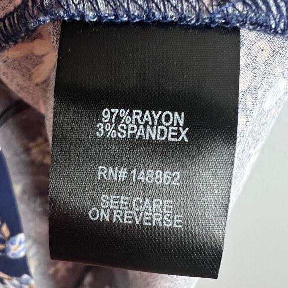 Torrid Women's L 12 Plus Floral Blouse Corset Lace Up Back Peplum Cottagecore - Picture 10 of 15